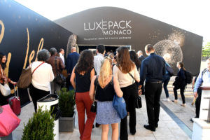 Salon du packaging de luxe - luxe pack monaco - entrée Grimaldi Forum - visiteurs et exposants